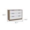 Homeroots 42" Brown and White Four Drawer Dresser 403751 - alternate 3