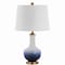 Jonathan Y Gradient 25" Ceramic/Brass LED Table Lamp, White/Navy JYL3019A - alternate 4
