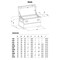 Greenlee Jobsite Chest, Green, 42 in W x 20 in D x 20 in H 2142 - alternate 3
