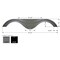 Icon Tandem Axle Fender Skirt FS4667 for Forest River - Black 15262 - alternate 2