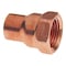 Nibco 1 in. Copper Pressure Cup x FIP Adapter Fitting I6031 - alternate 1