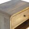Homeroots 18" Beige Solid Wood One Drawer Floating Nightstand 651478 - alternate 3