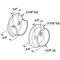 Prime-Line Closet Pole Sockets, Fits 1-3/8 in. Diameter Pole, Metal, White Finish (Single Pack) N 75872 - alternate 2