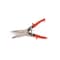 Crescent Utility Snip, 10-1/2 in OAL, Straight Cut, Steel Blade, Non-Slip Grip Handle, Orange Handle M300N - alternate 2