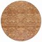 Homeroots 8' Brown And Tan Round Damask Washable Indoor Outdoor Area Rug 603373 - alternate 3
