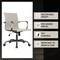 Leisuremod Harris Faux Leather Office Chair - Mid-Back Ergonomic Swivel Desk Chair, Iron Base HOBL19TL - alternate 2