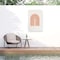Trademark Fine Art Outdoor Canvas Art THE MIUUS STUDIO 'Orange Minimalist Arch' Wall Art for Patios, or Gardens 1X29166-OC1219WR - alternate 1