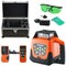 Vevor Self-Leveling 360 Rotary Rotating Green Beam Laser Level 2000ft Battery 203HG - alternate 1