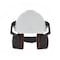 Msa Safety V-Gard Hard Hat-Mounted Earmuffs, Dielectric, Upgraded Fork Design, NRR 31 dB, Foam, Black/Red 10190358 - alternate 3