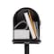 Gibraltar Architectural Mailboxes Mailbox-To-Go Classic Galvanized Steel Post Mount Black Mailbox MC11KITBAM - alternate 2