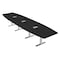 Skutchi Designs 16 Person Conference Table With Power Unit | 16' Boat Table | Harmony Series HAR-BOT-48X192-T-U999ST19-ESIL - alternate 1