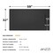 Anzzi 59 in. x 32 in. Barrier-Free Curbless Shower Base in Black with Reversible Drain and Slip-Resistant SB-AZ608RL-BL - alternate 2