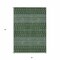 Homeroots 3' X 5' Olive Green And Blue Tribal Washable Indoor Outdoor Area Rug 582578 - alternate 2