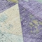 Homeroots 5' X 8' Eggplant And Gold Geometric Washable Indoor Outdoor Area Rug 618710 - alternate 1