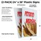 Signmission Potato Wedges, Plastic Signs Only 24 Inch x 36 Inch, Corrugated Plastic, 2PK CSB-2436-2PACK-Potato Wedges - alternate 2