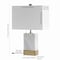Jonathan Y Trevor 22.5" Marble/Iron Gold Modern Console LED Table Lamp, white JYL5054A - alternate 2