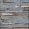 Homeroots 3' X 5' Chocolate Blue And Beige Striped Washable Indoor Outdoor Area Rug 616646 - alternate 2