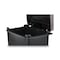 Rubbermaid Commercial Premier Series III Step-On Waste Container, 12.4 gal, Plastic, Black/Stainless Steel 2120983 - alternate 3