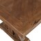 Homeroots 84" Natural Solid Wood Trestle Base Dining Table 606258 - alternate 3