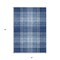 Homeroots 5' X 8' Navy Blue Black And Ivory Plaid Washable Indoor Outdoor Area Rug 596346 - alternate 3