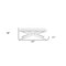 Homeroots 47in White and Silver Tufted Faux Leather Upholstered Dining Bench 473176 - alternate 2