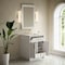 James Martin Vanities Bellshire 30" Single Vanity, Bright White w/ 3 CM White Zeus Silestone Top 660-V30-BW-3WZ - alternate 2