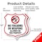 Signmission No Guns Shield Sign No Firearms Or Weapo, 12 inch X 12 inch, Aluminum Metal Sign, 2PK SHI-A-2PACK-12-395 - alternate 2