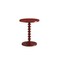 Homeroots 22" Red Solid Wood Round End Table 286296 - alternate 1