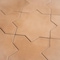 Apollo Tile Seville 7 x 7 in. Matte Terracotta Porcelain Star Wall and Floor Tile 5.31 sq ft/case, 34PK TNG88STRCOTA - alternate 2