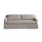 Homeroots 85" Beige Fabric Solid Wood Sofa 674608 - alternate 1