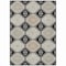 Homeroots 3' X 5' Black And Silver Floral Washable Indoor Outdoor Area Rug 610739 - alternate 2