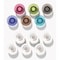 Quartet Glass Board Magnets, Large, Assort, PK12 85393 - alternate 1