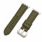 Elegani Nylon and Band Compatible with Apple Watch 49mm, Green, Silver/Black/Rose Gold/Yellow Gold Buckle NLPAM-GRNGRN-49 - alternate 1