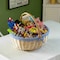 Wickerwise Picnic Basket with Handle and Washable Plaid Liner - Ideal for Outdoor Adventures,  QI004718.XL - alternate 3