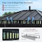 Sunjoy Kingston 14x12 Gazebo, Steel Hardtop Gazebo with Curtain and Netting - Gray Aluminum Posts A10204366100 - alternate 4