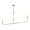 Z-Lite Tova Rubbed Brass 2 Light Linear Chandelier 3049-60L-RB - alternate 3