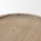 Homeroots Set of Two Gray And Natural Solid Wood Handmade Round Risers 609084 - alternate 3