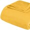 Homeroots California King Gold Cotton Basketweave Geometric Blanket 549055 - alternate 2