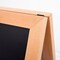 M&T Displays Rustic Wood 23.6x30.7 Inch Double Sided Chalkboard A-Frame UWID006078X2000 - alternate 2