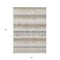 Homeroots 8' X 10' Ivory Gray And Beige Striped Washable Indoor Outdoor Area Rug 598361 - alternate 2