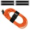 Grizzly Supply Stretch Cinch Strap, 12 in L, 2 in W, Hook and Loop Closure, Reusable, Black, 4PK GS-HLSTR12-0 - alternate 1
