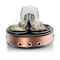 Megachef Round Triple 1.5 Qt Slow Cooker and Buffet Server in Copper and Black with 3 Cooking Pots MC-1103 - alternate 2