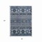 Homeroots 8' X 10' Blue Gray And Charcoal Tribal Washable Indoor Outdoor Area Rug 615401 - alternate 4