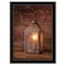 Homeroots Innkeepers Lantern 1 Black Framed Print Wall Art 406873 - alternate 1