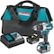 Makita Driver-DrillKit, 550RPM;1800RPM, 18VDC XFD16T - alternate 1