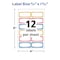 Avery Multipurpose Label, 1 3/4" Label W, 3/4" Label H, 12 Labels per Sheet 41442 - alternate 2