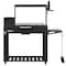 Koolmore 54 in. Argentine Charcoal Grill with Interchangeable V-Grates, Outdoor BBQ, Black KM-OG-AV-54 - alternate 2