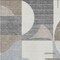 Homeroots 5' X 8' Taupe Gray And Ivory Geometric Washable Indoor Outdoor Area Rug 617999 - alternate 2