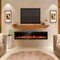 Edendirect 68 in. Wall Mount Metal Smart Electric Fireplace in Black, 4.33 in. Width, 2-Heating Settings, Remote ZR-WE-68 - alternate 3