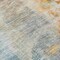 Homeroots 8' Linen Teal Blue And Copper Round Abstract Washable Indoor Outdoor Area Rug 605520 - alternate 3